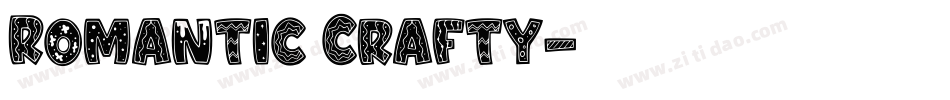 Romantic Crafty字体转换